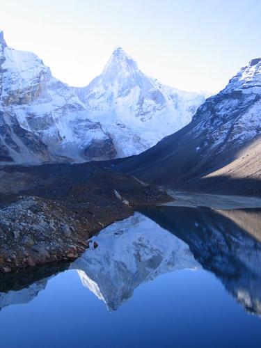 Kedar Tall (Lake) , Himalaya - Kedar tall is a lake situated at approximately 16200 fts in the Indian Himalaya. The lake is 18 km trek way from Gongotri.