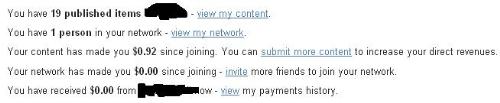A small snapshot of my earnings from 19 articles t - I have not even promoted the links to my articles. But blogger do this and get paid more and more.That keeps this site running. So ask for the link