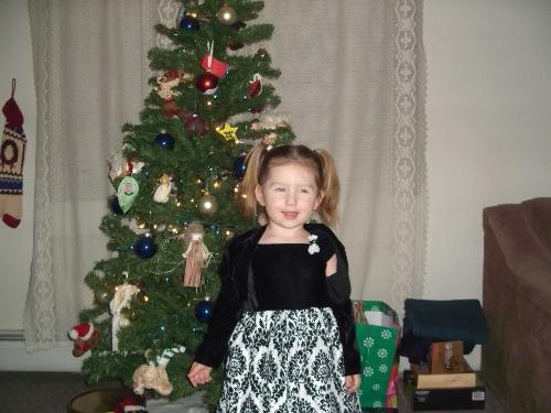 My grandaughter - Beverly on christmas day 2008