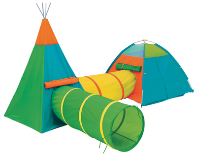 children's tent - my dog loves running through the tube of the tent.