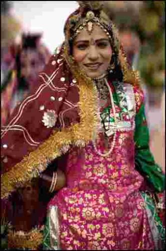 Marwari Woman from Rajasthan - A marwari woman from Rajasthan in traditional dress