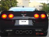 Tail end of the monster - If you notice I installed an bi-wing. Its carbon fiber to also reduce the wieght of an added part. Remember more wieght means less speed. I had it color matched to the car