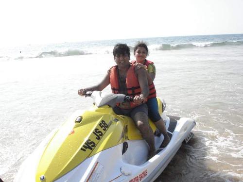 couple enjoying.. - joy ride..