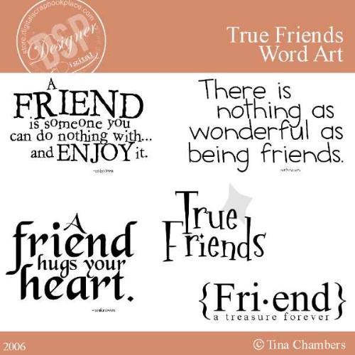 true frnds - true frnds r hard t find