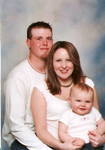 my family - this is my fiance Cody, our son Kameron and myself, when I was pregnant with our newest addition