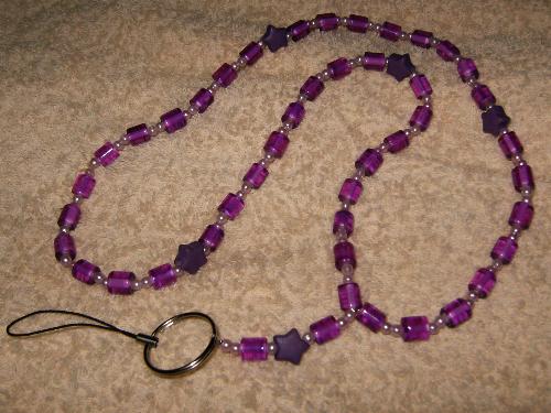 Beaded Neckstrap - One of my hobbies is making beaded accessories like bracelets, necklaces, rings, etc. My friends and I made a business out of this common hobby of ours.  We decided to put up our own site and sell beaded ID neckstraps. Unique right? Affordable too. It's fun making new designs and choosing beads.  So far, people who have bought from us are satisfied with the beaded neckstraps. They use it for their ID and flashdrives. :)  What do you like doing in your past time? ^^