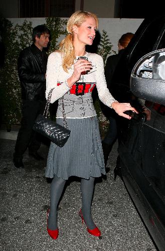 paris hilton - paris hilton leaving nightclub