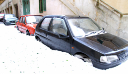 snow - snow in sunny malta