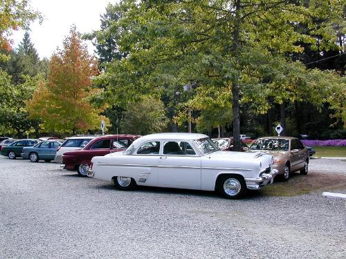 Old White Car - This is a photo of an old white car photo is copyrighted.