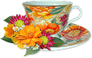 Autumn Teacup - Photo of Autumn Teacup and Saucer photo is copyrighted