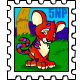 Mystery Island Kougra Stamp - Awww a cute little Kougra from Mystery Island.