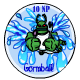 Gormball Stamp - Round and round it goes, where it explodes nobody knows!