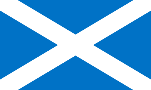 Scotland Flag - One of the 2 Scottish Flags i've found. So which is the original flag?
