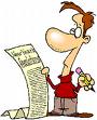 New Years' resolution cartoon - New Years' resolution cartoon -- quite the list!