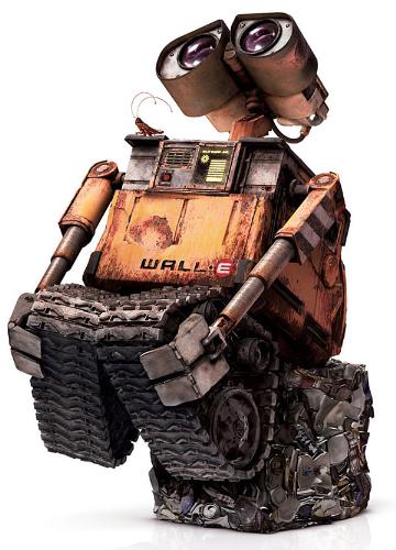 Wall-E - A very nice animation cartoon about a robot left on earth to remove and dispose of rubbish created by man.