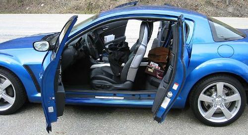Mazda RX8 - Suicide Doors - The only car I know that are on local roads sporting the suicide doors.