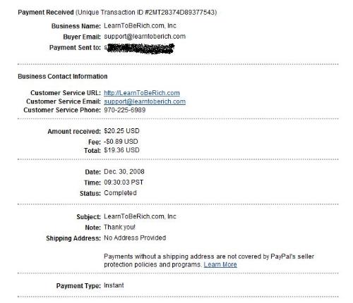 WorkFromHome Payment Proof - This is my payment proof for the workfromhomehq