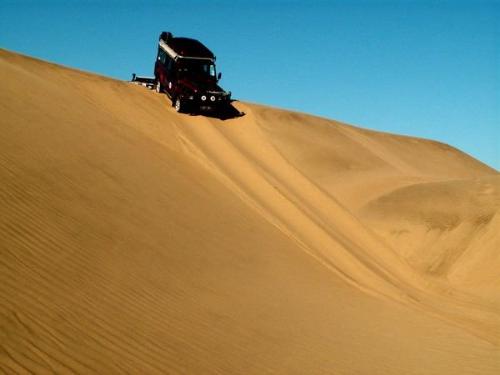 A drive in the sand - a drive in the sand...a work without friction...tough job done