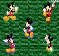 Mickey Mouse - Potrait of Five Mickey Mouse
