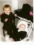 My 2 boys - Just showing off, its such a good pic!