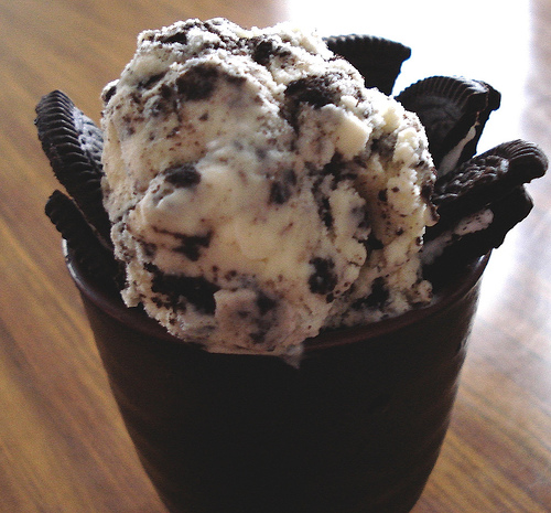 Ice Cream - Cookies & Cream...my favorite ice cream!:D