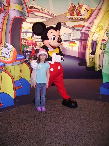mickey mouse - my daughter and mickey
