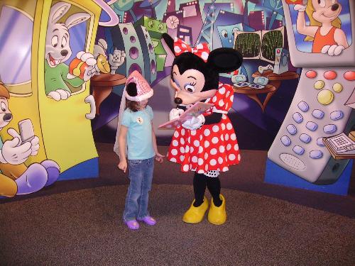 minnie mouse - my daughter and minnie