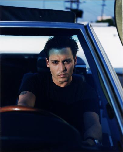 Johnny Depp - Johnny in his car. Early 2000. / myLot