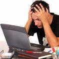 staring at the computer screen - Yesterday I fixed my eyes on the laptop screen almost the whole day, from morning till night before my going to sleep at eleven. I felt very tired in the eyes and buttock from watching and sitting too long.