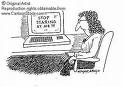 sitting before the laptop screen - I spent the whole first day of the new year online most of the time from morning till night.