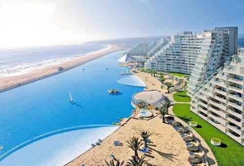 world largest pool - its the worlds largest pool. it is in chile