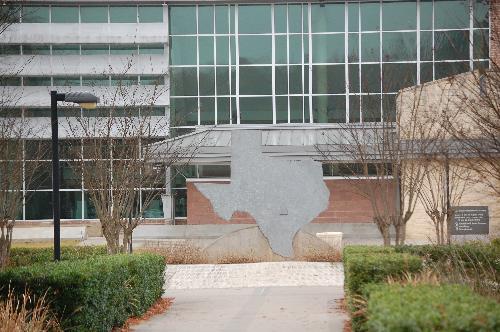 texas welcome center - entering the great state of texas on dec 17th.