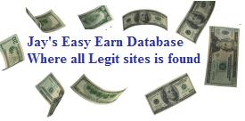 Money - Jay's Easy Earn Database