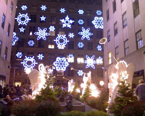 Sak's Christmas light show - Sak's 5th ave, Christmas light show