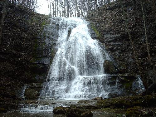 One of my favorite places - Secluded waterfall not far from where I live. The water at it&#039;s end is deep enough to swim in and the rocks so smooth my children can use them as slides. It&#039;s pretty cold though.