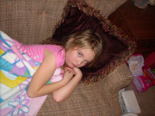 my daughter - my daughter when she was sick