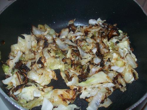 Fried Cabbage - Frying cabbage
