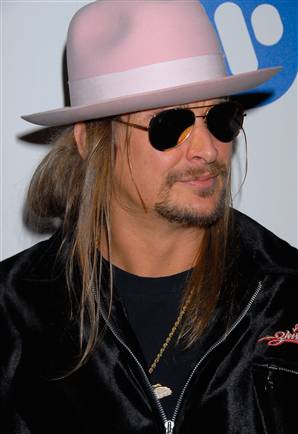 Kid Rock - It takes a man totally secure in his own sexuality to wear a pink hat ...