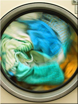 laundry - doing the laundry on a Sunday afternoon