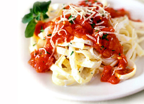 pasta - yummy pasta with tomato sauce