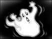 Cartoon ghost - Cute picture for a creepy phenomenon