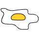 Fried Egg - A fried egg may be just what your pet needs to get ready for a new day.