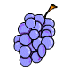 Organic Red Grapes - These 100% natural grapes are a tasty treat for health conscious pets.
