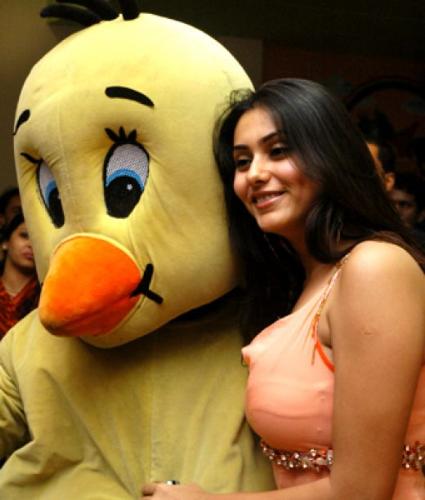 namitha... south indian actress.. - with a doll...