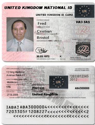 UK ID card - Is this a fake?