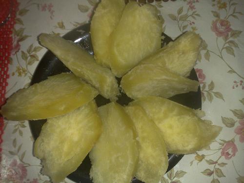 eating food - sweet potato