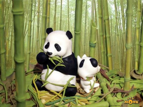 panda - Image of pandas.Really cute