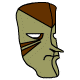 Native Mask - These hand carved ceremonial masks are made specially for visitors to the island.
