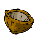 Half Coconut Shell - When you bang two of these together they make a nice clip clopping sound.
