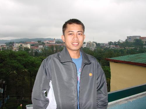 that's me - taken from one of the hotels as Baguio City, the Summer capital of the Philippines